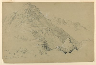 En montant, sommet de Chocorua, regardant vers le nord - Daniel Huntington