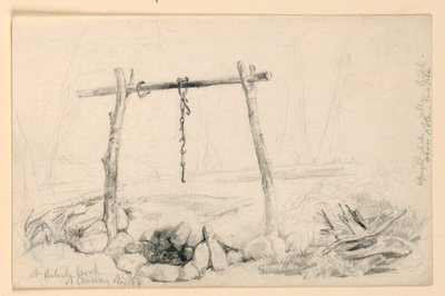 Cheminée extérieure, North Conway, New Hampshire - Daniel Huntington