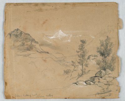 Sion, vue vers l