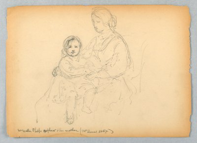 Le Neveu de William Walter Phelps et sa Mère, Mme Steuart Dodge - Daniel Huntington