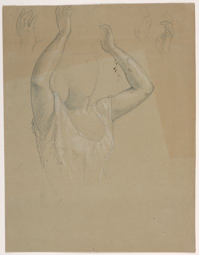 Femme avec les mains levées - Daniel Huntington