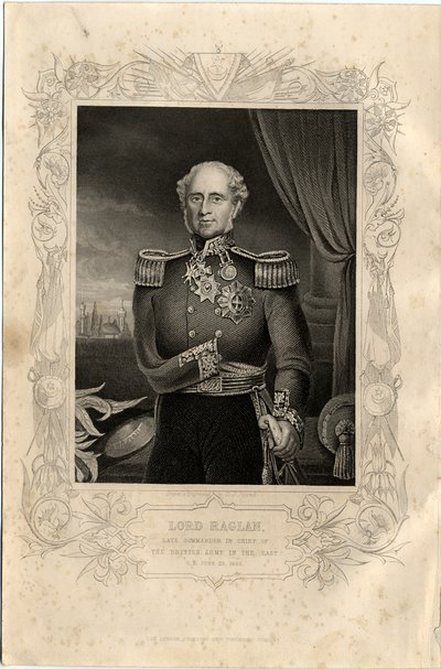 Portrait de Lord Raglan, 1856 - Daniel John Pound