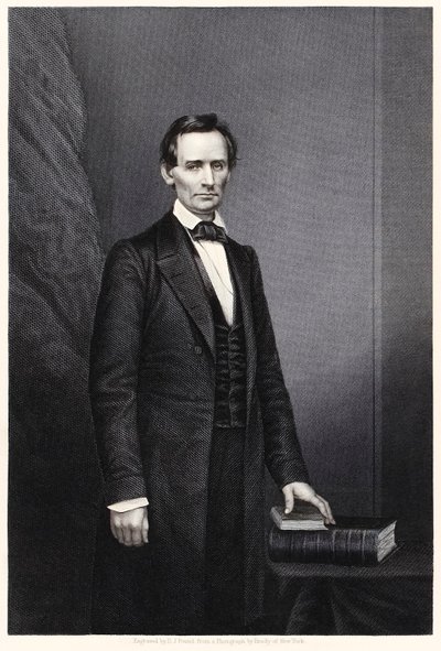 Abraham Lincoln : 16e Président des États-Unis (gravure) - Daniel John. Pound