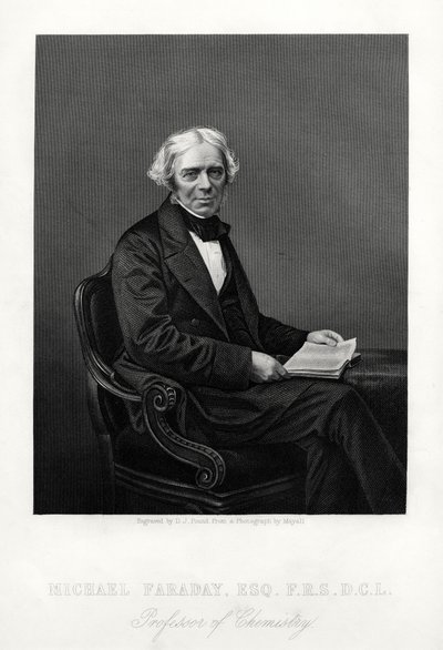 Michael Faraday, scientifique britannique, c1880 - Daniel John Pound