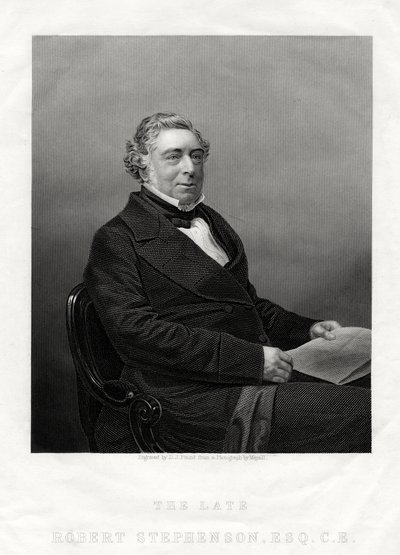 Robert Stephenson, ingénieur civil anglais, 1880 - Daniel John Pound