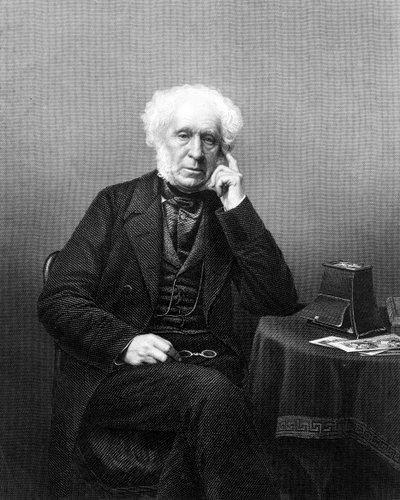 Sir David Brewster, scientifique, inventeur et écrivain écossais du 19ème siècle - Daniel John Pound