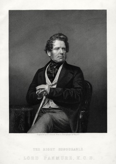 William Maule 1700-1782, 1er Comte de Panmure, soldat et politicien, vers 1880 - Daniel John Pound