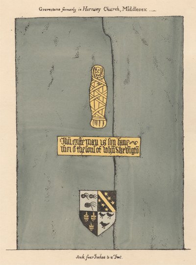 Plaque de laiton pour John Skevington de l
