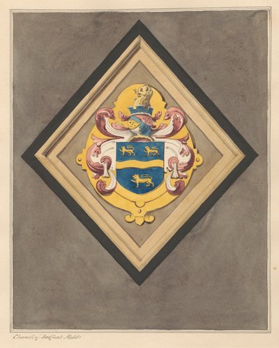 Blason dans le chœur de l