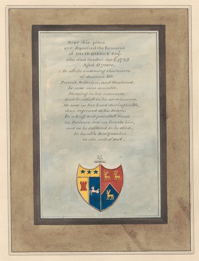 Mémorial à David Garrick de l