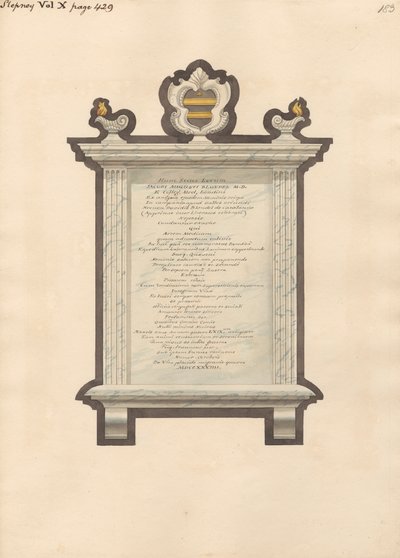 Mémorial à Jacob Augustus Blondel de l