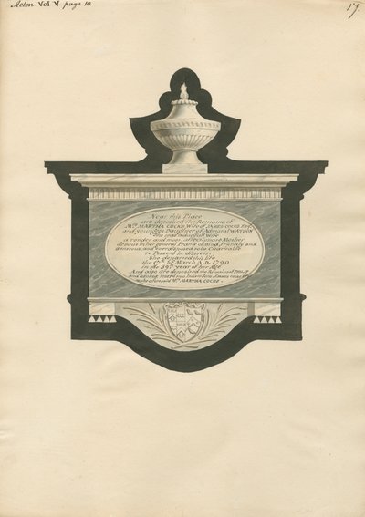 Mémorial à Martha, Philip et George Joseph Cocks de l