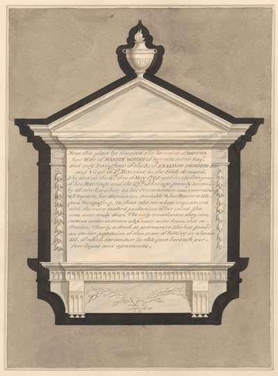 Mémorial à Mme Martha Whish, de l
