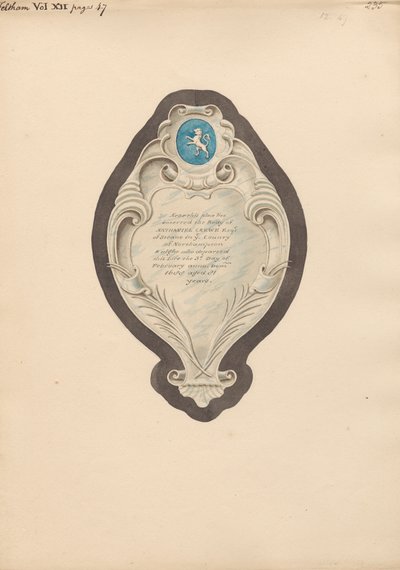 Mémorial à Nathaniel Crewe de l