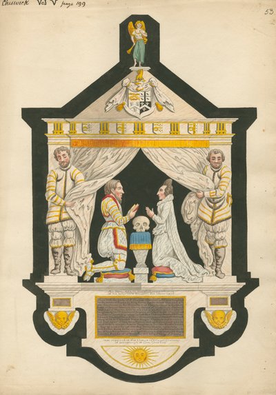 Mémorial à Sir Thomas Chaloner - Daniel Lysons