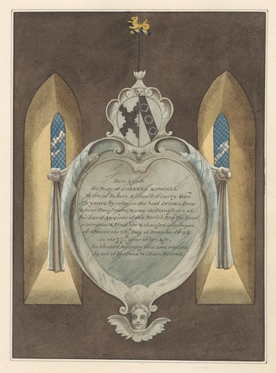 Mémorial à Susannah Kidwell de l