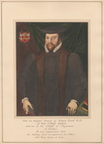 Portrait de James Good, M.D. du New College Oxford - Daniel Lysons