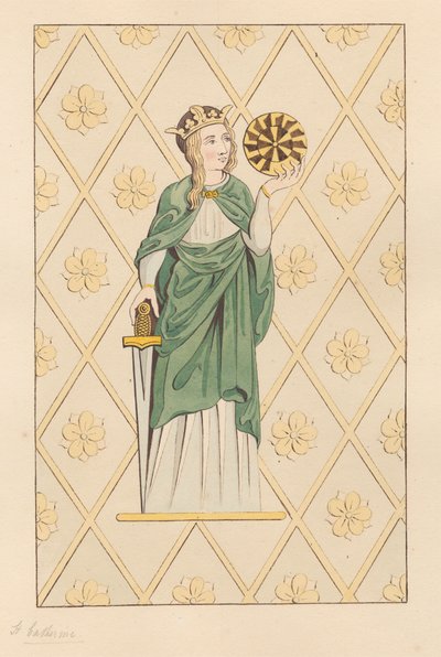 Vitrail de Sainte Catherine de l