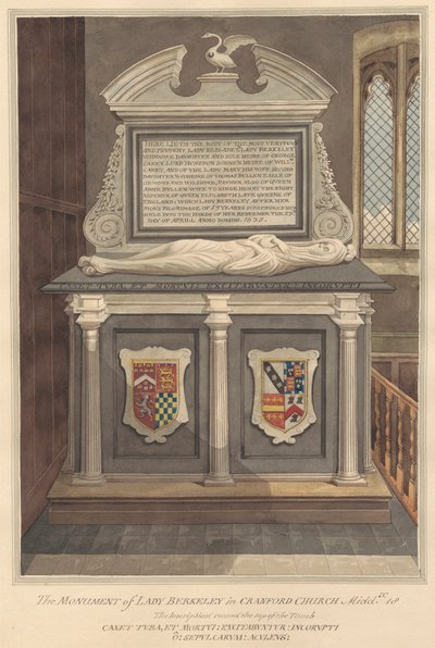 Tombe de Lady Elizabeth Berkeley de l