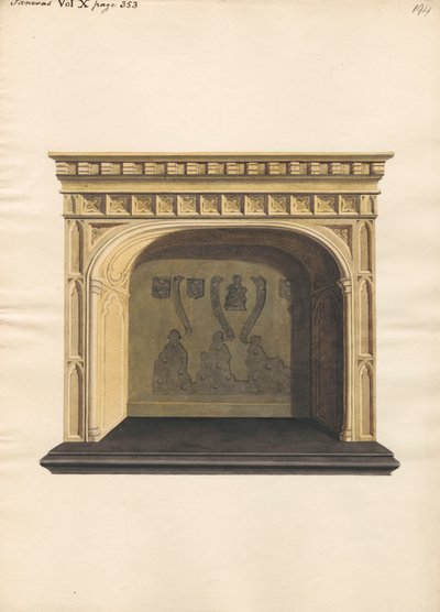 Tombe non identifiée avec plaques de laiton retirées de l