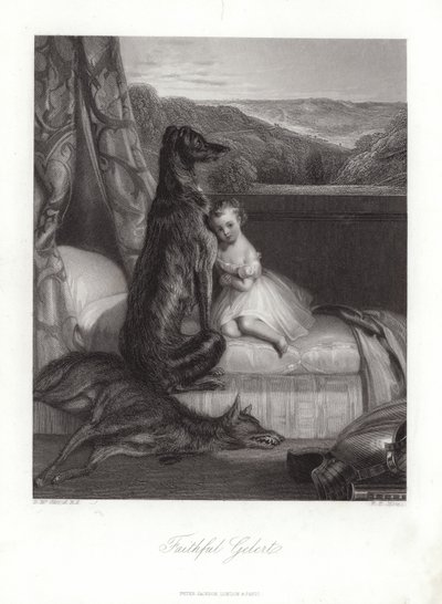 Gelert fidèle - Daniel Maclise
