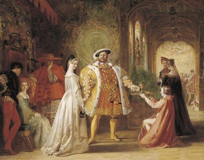 Première rencontre de Henri VIII et Anne Boleyn, 1835 - Daniel Maclise