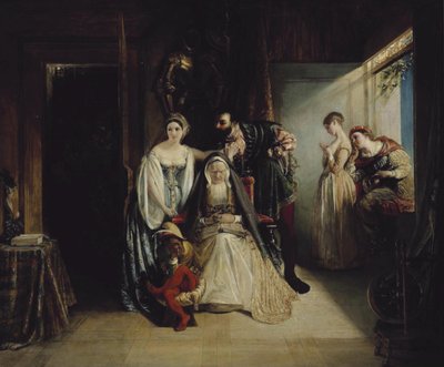 François Ier et Diane de Poitiers - Daniel Maclise
