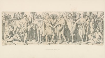 Harold et le duc Guillaume se rencontrent - Daniel Maclise