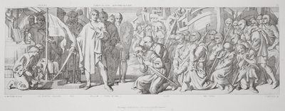 Hommage rendu à la bannière consacrée, de 