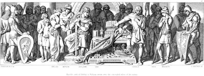 Le roi Harold prête allégeance à Guillaume de Normandie, vers 1866 - Daniel Maclise