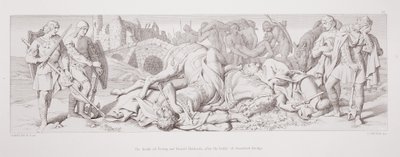 La mort de Tostig et Harold Hardrada après la Bataille de Stamford Bridge, de 
