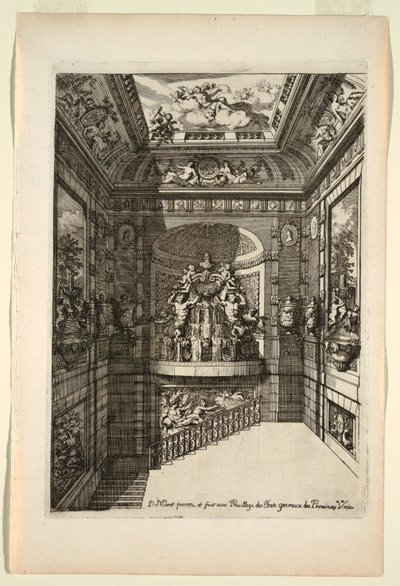 Planche dans Nouveaux livres de peintures de salles et d’escaliers - Daniel Marot