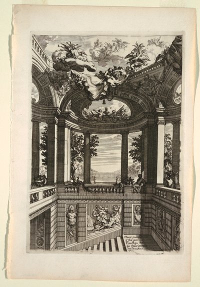 Planche dans Nouveaux livres de peintures de salles et d’escaliers - Daniel Marot