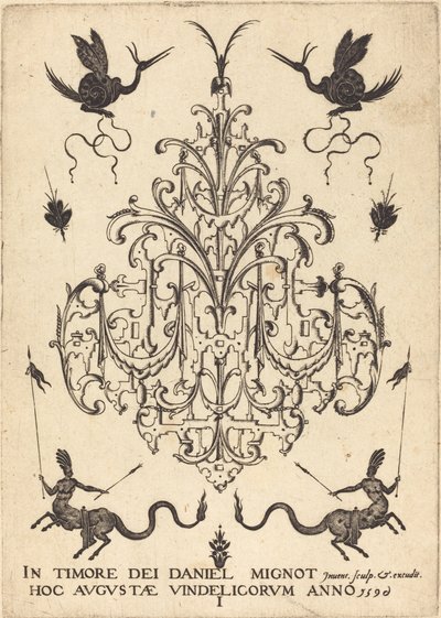 Page de titre : Broche, animaux en forme d