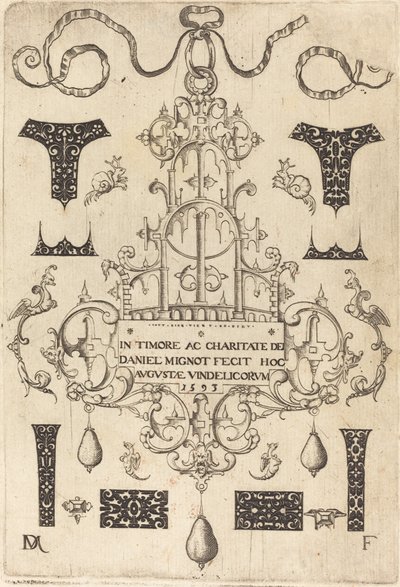 Page de titre : Pendant, entouré de huit petits clous - Daniel Mignot