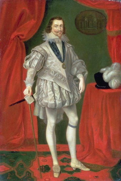 Portrait de George Villiers, 1er duc de Buckingham - Daniel Mytens