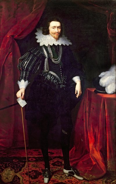 Portrait de George Villiers, 1er Duc de Buckingham - Daniel Mytens