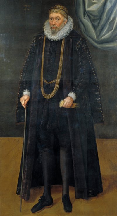 Sir John Garrard, maire en 1601, 1618 - Daniel Mytens
