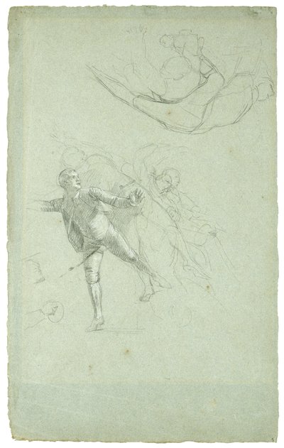 Étude pour Le Siège de Gibraltar (Étude pour une Figure sur un Canon dans le Longboat), 1785-1786 - Daniel Mytens