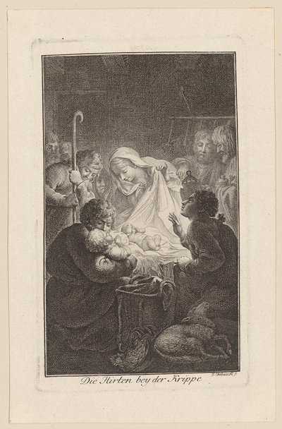Adoration des bergers - Daniel Nikolaus Chodowiecki