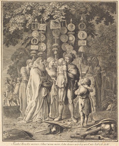 Teutons anciens - Daniel Nikolaus Chodowiecki