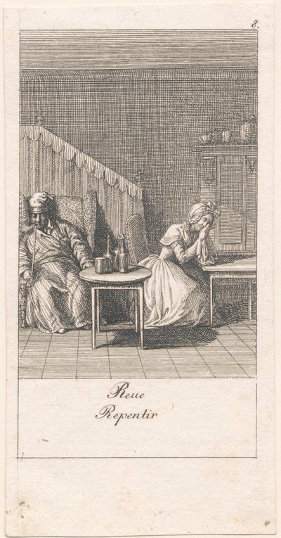 Motifs de mariage et leurs conséquences. Pl. 8 - Daniel Nikolaus Chodowiecki