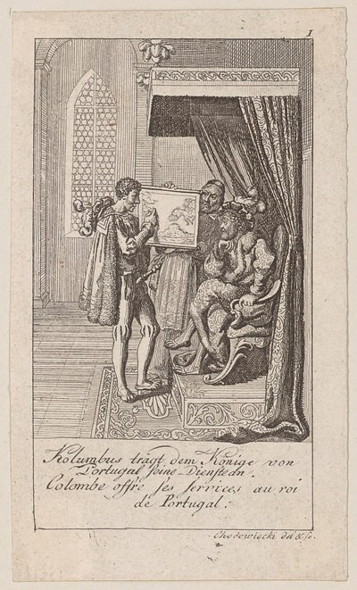 Feuille 1 pour « Histoire ancienne, médiévale et moderne » - Daniel Nikolaus Chodowiecki