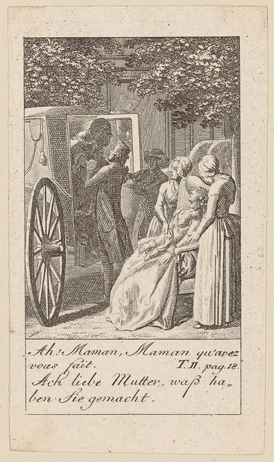 Planche 6 pour « Karoline von Lichtfield » - Daniel Nikolaus Chodowiecki