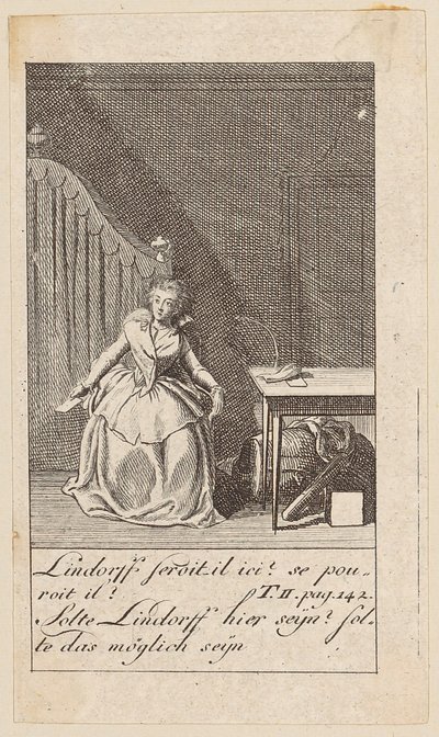 Planche 8 pour «Karoline von Lichtfield» - Daniel Nikolaus Chodowiecki