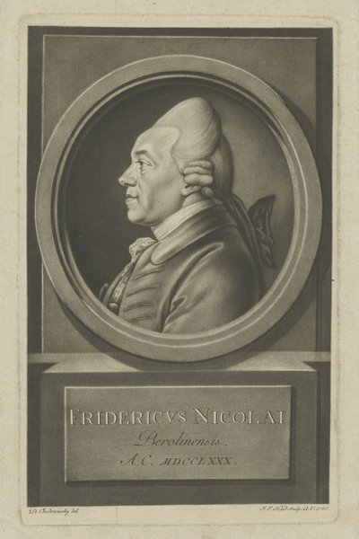 Christoph Friedrich Nicolai 1733-1811, 1780 - Daniel Nikolaus Chodowiecki