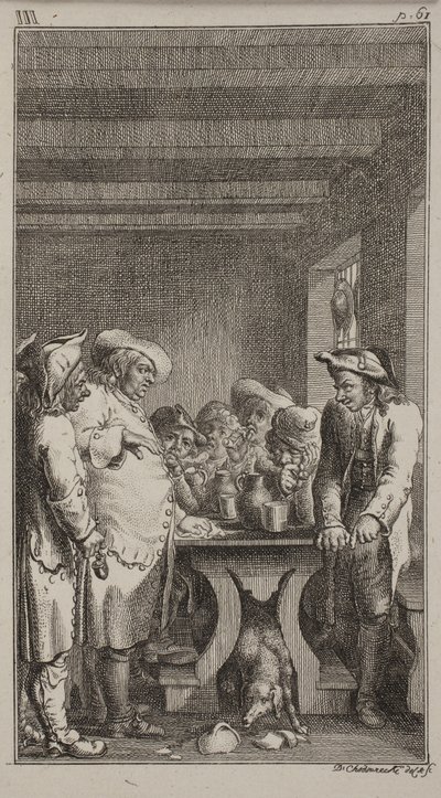 Le chien du tonnelier lèche l