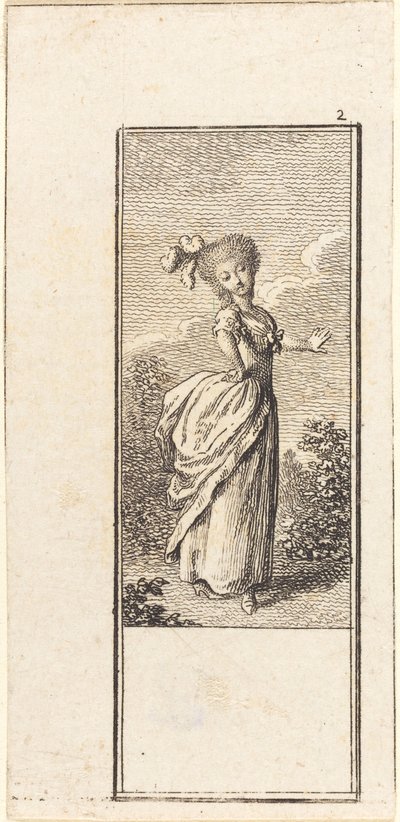Fille avec une coiffe en plumes d