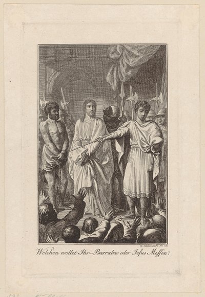 Jésus et Barabbas devant Pilate - Daniel Nikolaus Chodowiecki