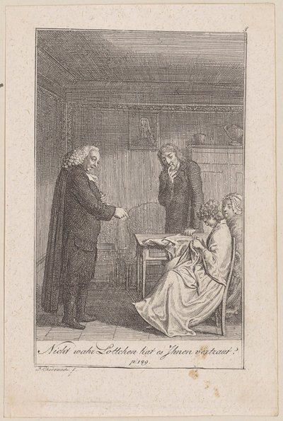 Le pasteur de Morkendorf embarrasse Minchen, planche 5 de la série «L
